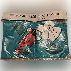 🔴NWT Vintage Decorative Mailbox Cover Cardinals Nylon Standard 18” x 20” Outdoor